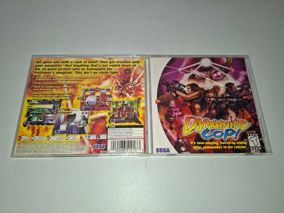 Dynamite Cop [NTSC-U] Sega Dreamcast DC