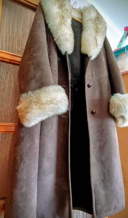 Oryginalne naturalne futro z barana