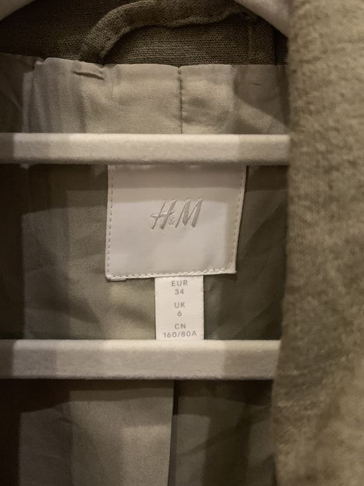 H&M nowa marynarka żakiet wiskoza rozm 34/36