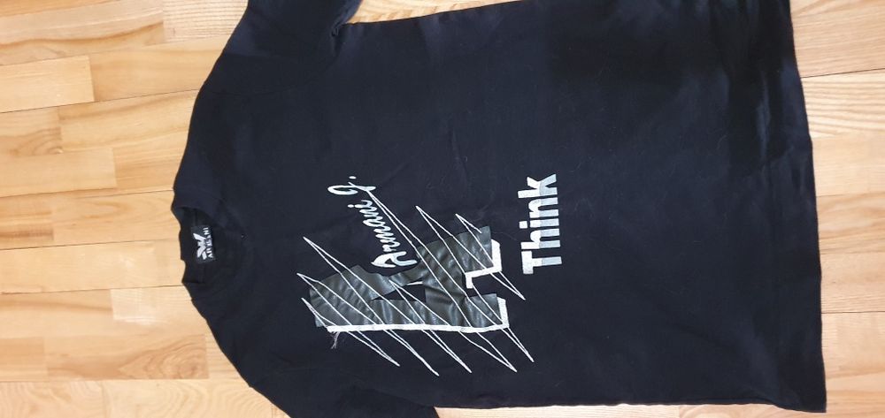 Armani, czarny tshirt koszulka