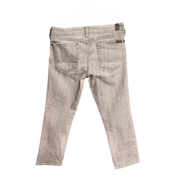 7 for all mankind Spodnie Męskie Wygodne Jeansowe Dżinsowe Szare 27