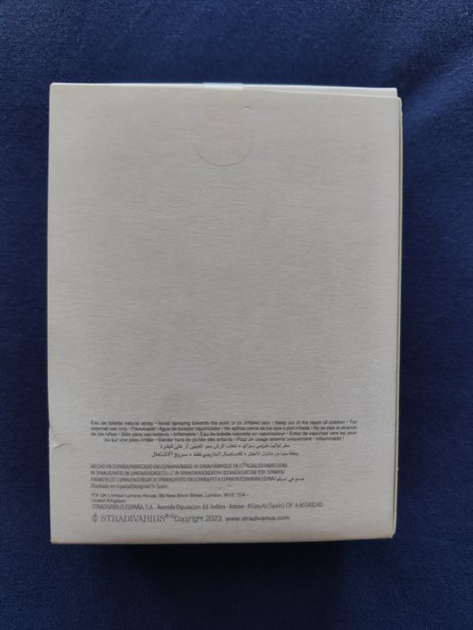 Perfume n.º 101 Silk Basic Collection Stradivarius selado