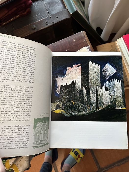 Livro Gloriosa História dos Mais Belos Castelos Portugal Damião Peres