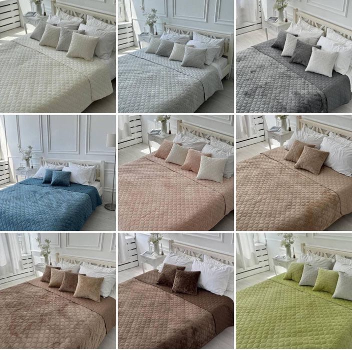 Велюрове покривало. Якісне двостороннє велюр покрывало ціна виробника