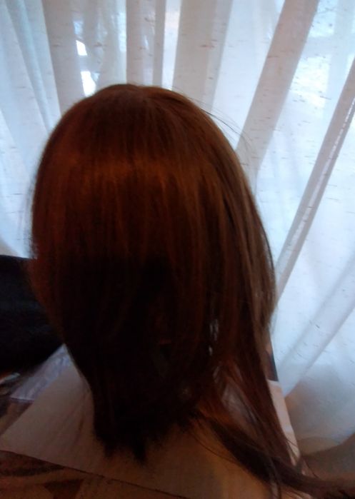 Peruca de cabelo fibra orgânica nova