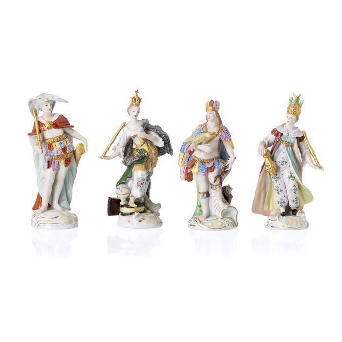 Porcelana - Quatro continentes Von Schierholz
