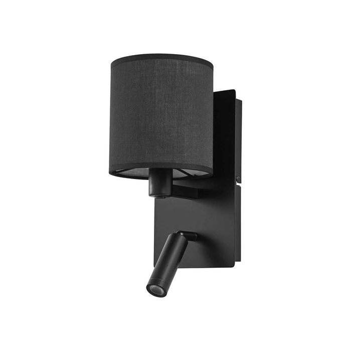 Kinkiet czarny lampa ścienna Lindby Aiden - NOWY