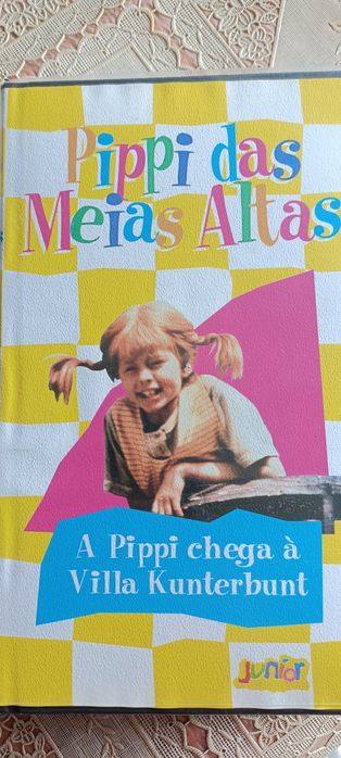 Coleção 21 vhs Pipi das meias altas
