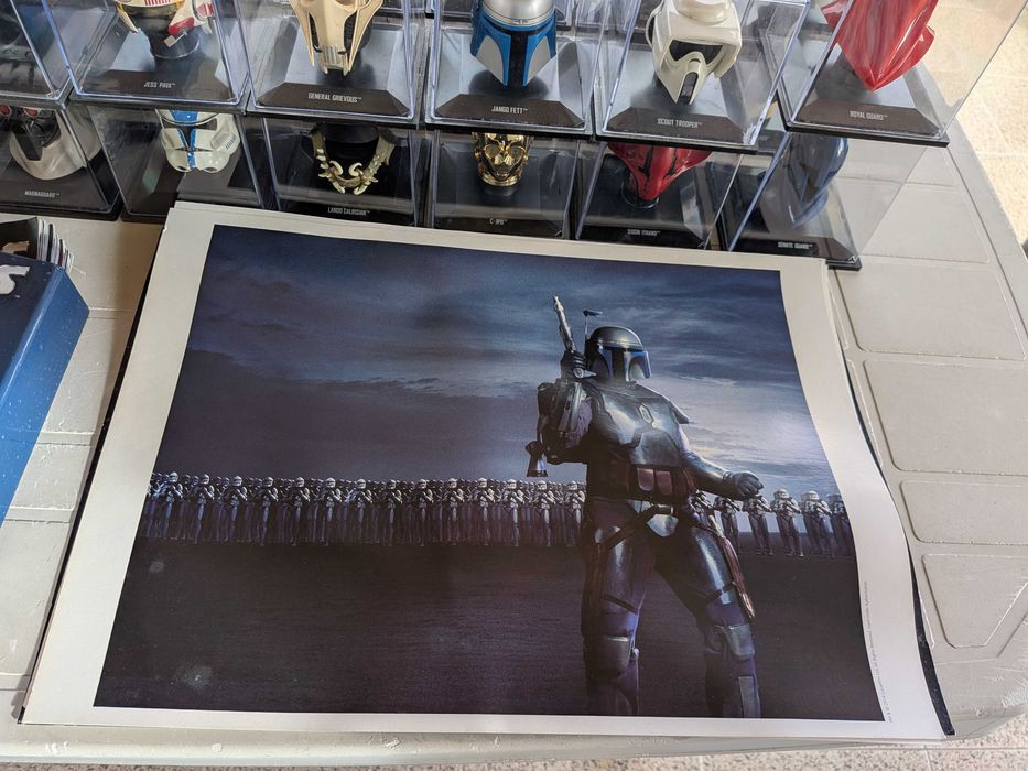 Capacetes Starwars miniaturas - coleção completa