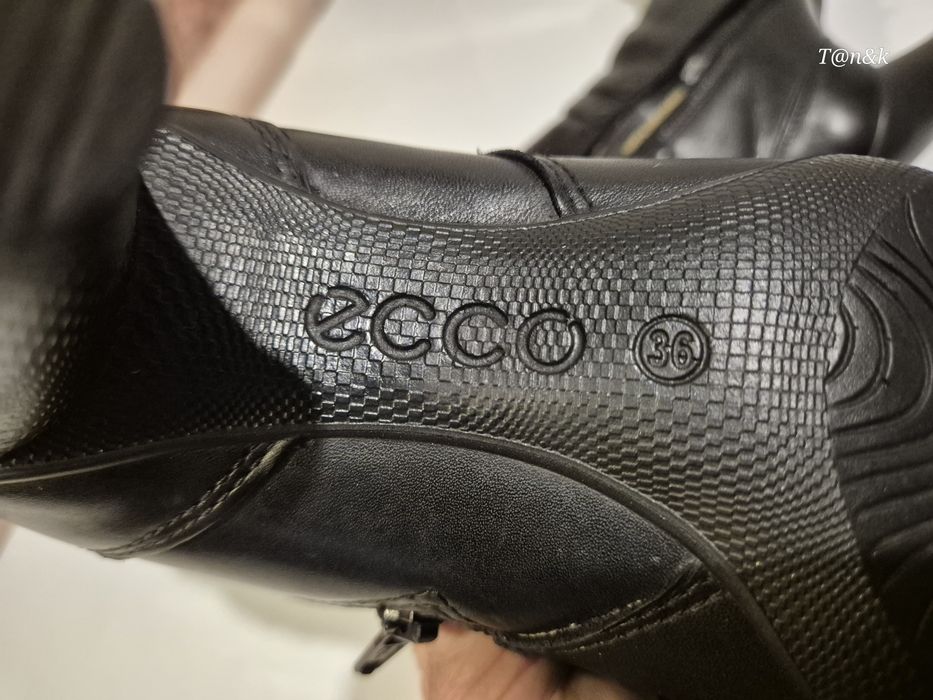 Жіночі шкіряні ботільйони Ecco 36р (на 37)