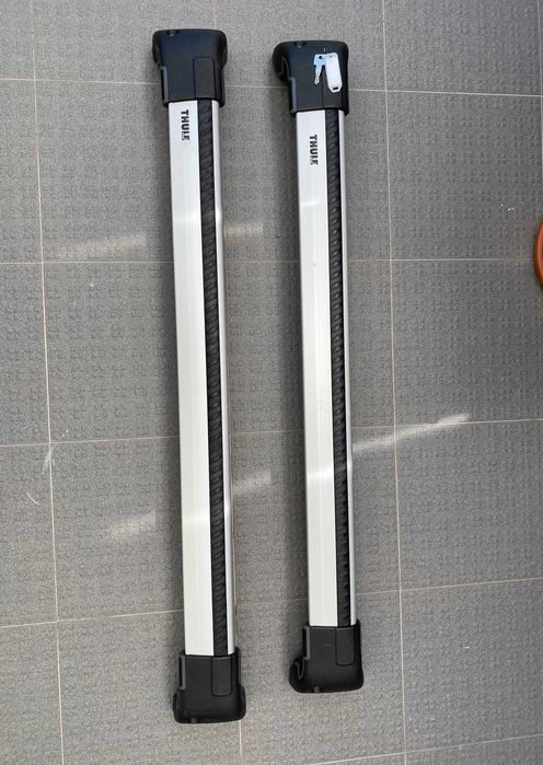 2 Barras tejadilho Thule WingBar (959X e 959XB) + Rapid Kit 4014