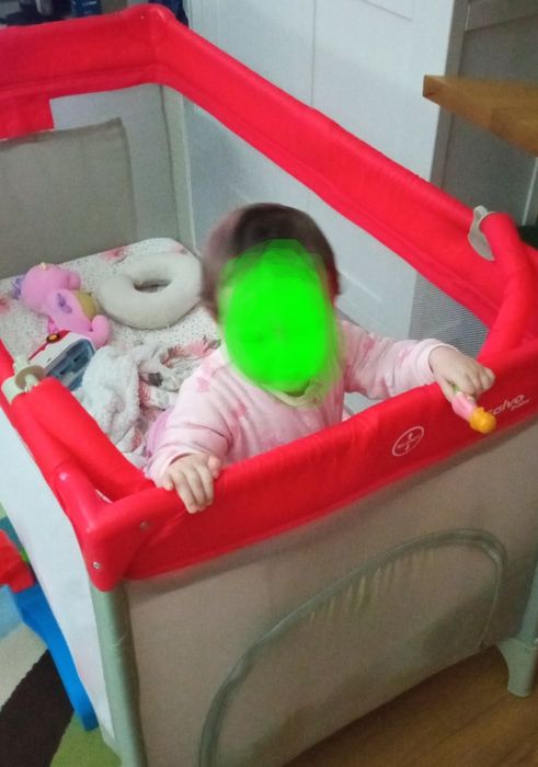 Cama de viagem bebé com trocador de fraldas marca Asalvo