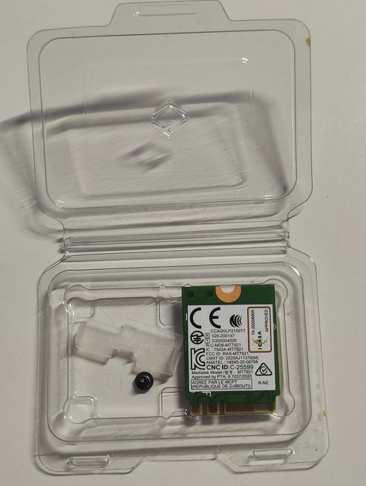 Karta MT7921 WiFi Ngff M.2  2,4 Ghz 5 Ghz