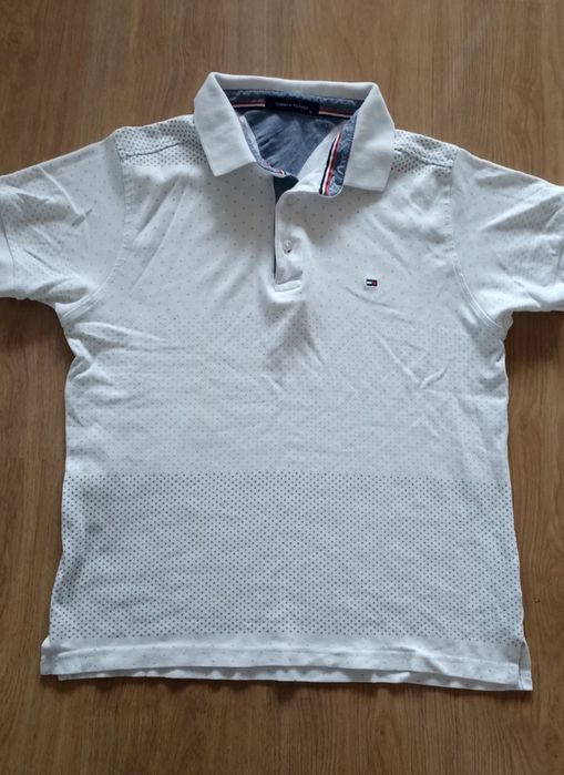 Bawełniana koszulka polo Tommy Hilfiger rozmiar M