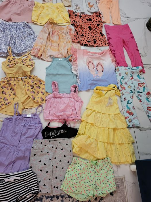 Paka/Zestaw letni dla dziewczynki roz 128/134