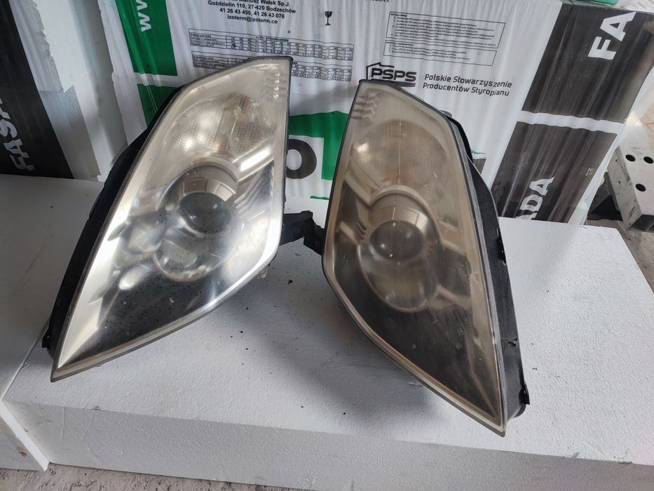 Lampy lampa przód lewa prawa nissan 350z polift revup xenon led