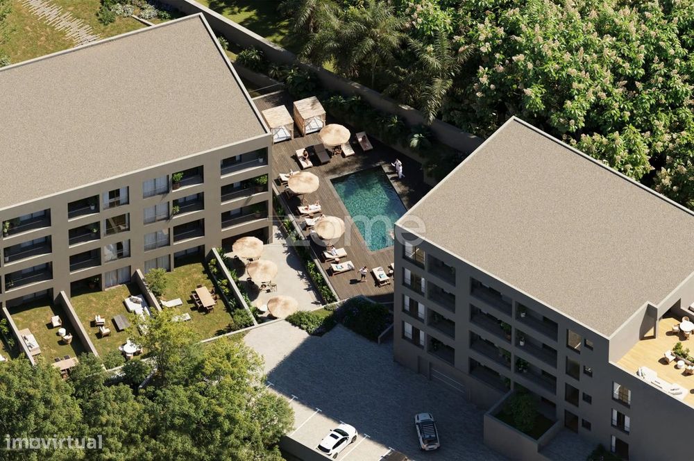 T1 C/ Terraço 67m² e Piscina | Golden Parque - Porto