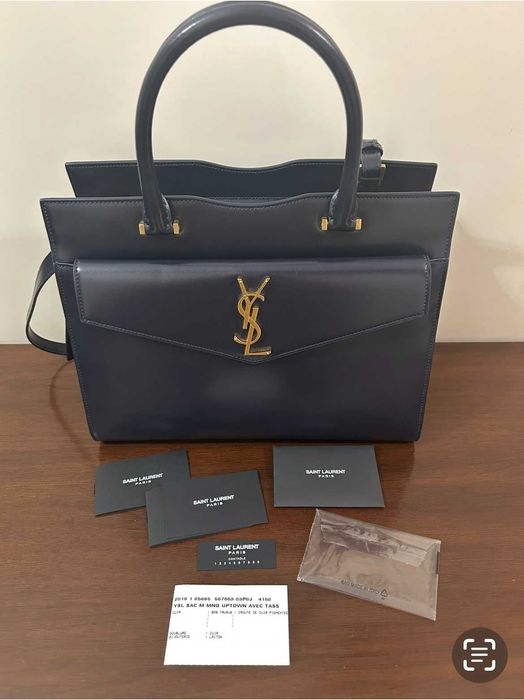 Сумка YSL, шкіряна, синього кольору, нова.