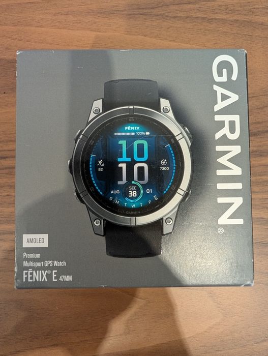 Smartwatch GARMIN Fenix E 47'' - Prateado - Novo c/garantia