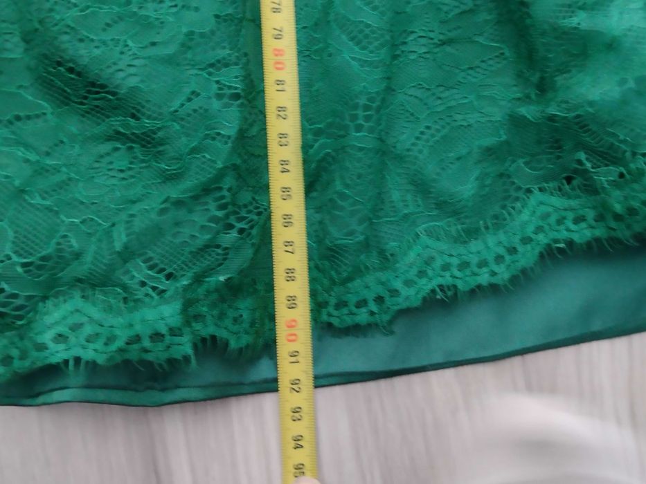 wyjątkowa zielona sukienka wesele okazje S/M