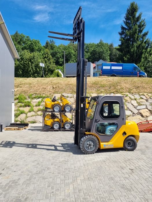 Wózek Widłowy 3 tony KRÜGER® PC-30,Maszt 4,5m lub 5,5m Triplex, Diesel