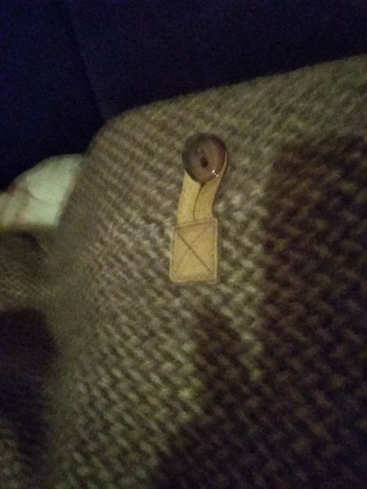 Płaszcz damski z kołnierzem z lisa