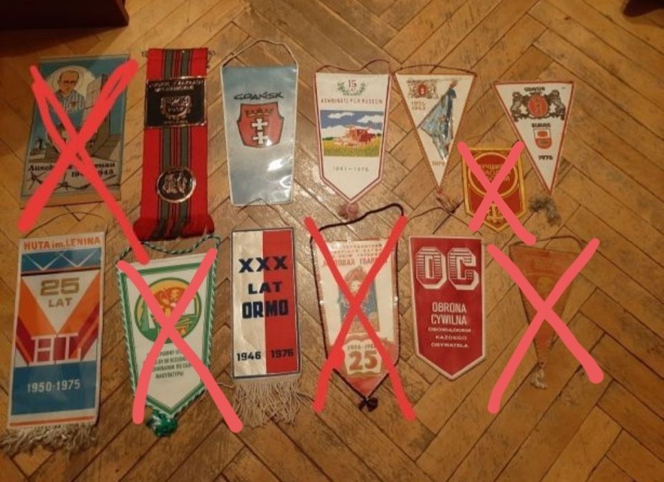 Вымпелы советского периода (СССР, Польша, Латвия)