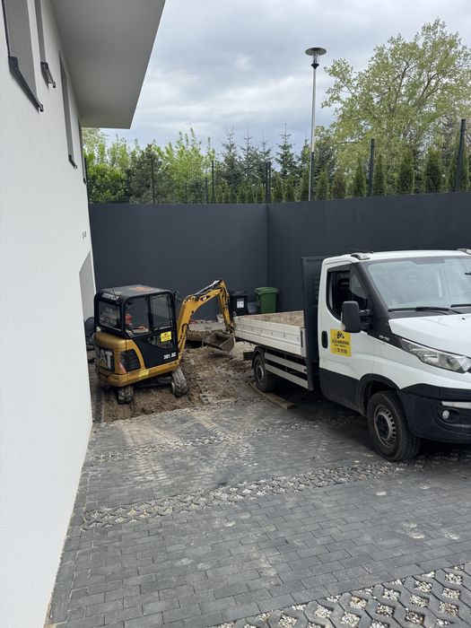 Roboty ziemne usługi minikoparką transport