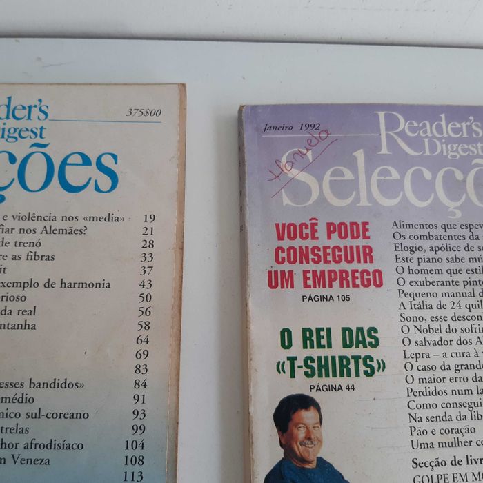 6 Revistas Selecções do Readers Digest - Anos 90
