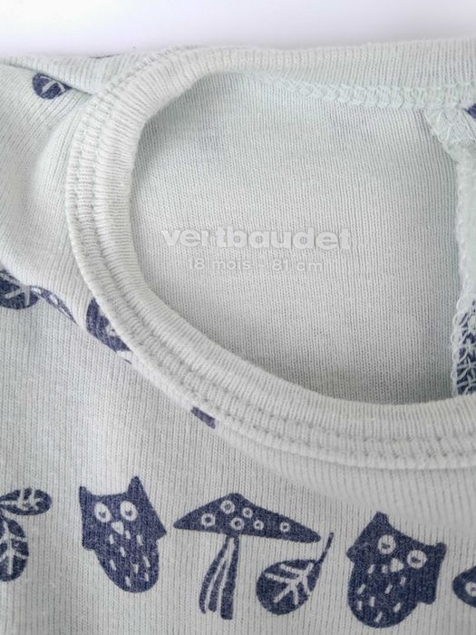 Conjunto 2 Babygrows Vertbaudet 18 meses 81 cm