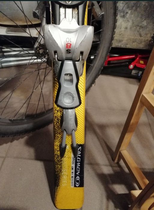 Narty Salomon  z wiązaniami 160cm