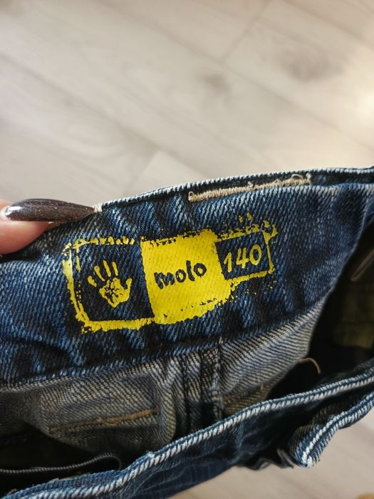 Dżinsowe, krótkie spodenki chłopięce ciemnogranatowe