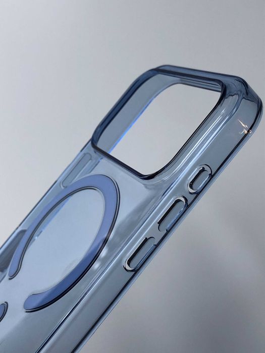 Чохол Blue iPhone 18 Pro Max Magsafe iPhone 17 Pro Max чехол айфон 17 Про Макс iPhone блакитний глянцевий чохол айфон 18 Про макс