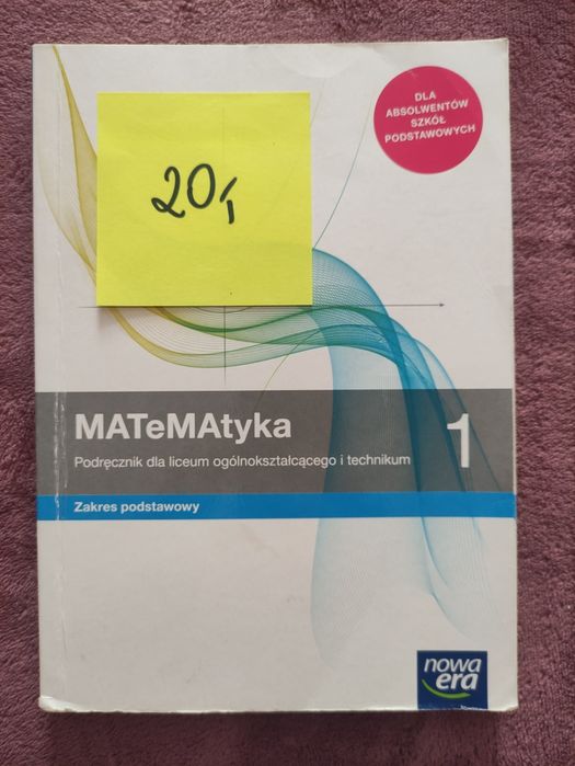 Matematyka, książka,podręcznik klasa 1, liceum, technikum