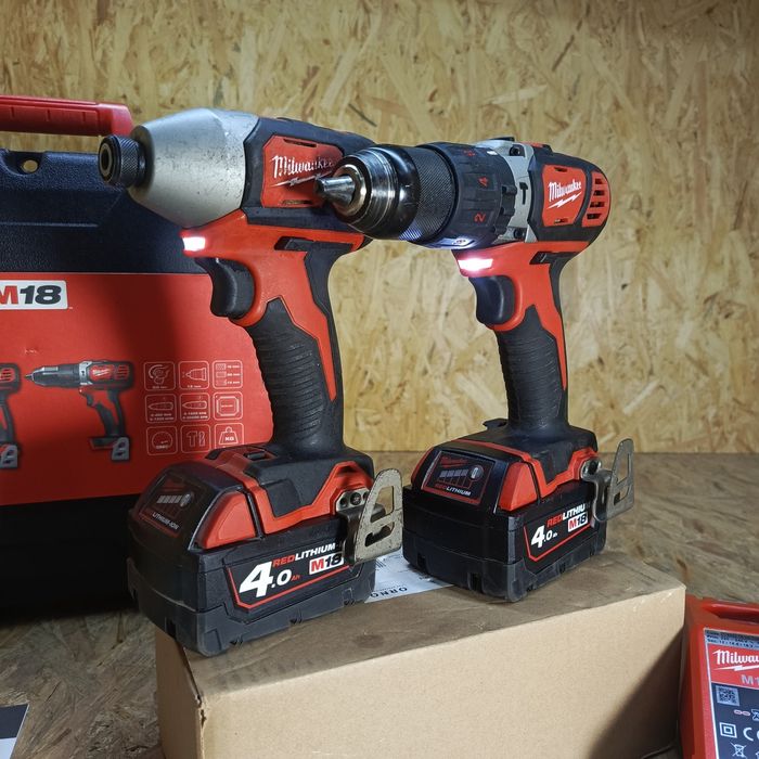 Komplet udarowy Milwaukee m18 wkrętarka zakrętarka