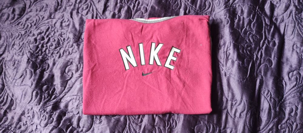 Koszulka Nike różowa malinowa krótki rękaw