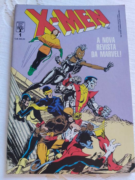 3 revistas X-Men da editora Abril