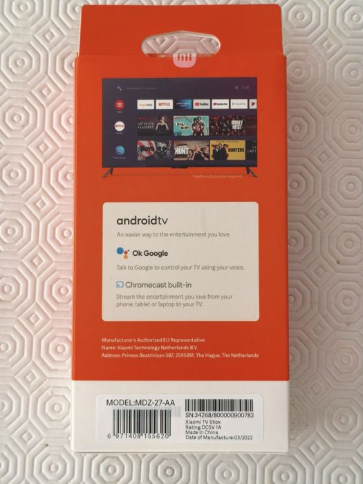 Xiaomi TV Stick 4K como novo Android TV