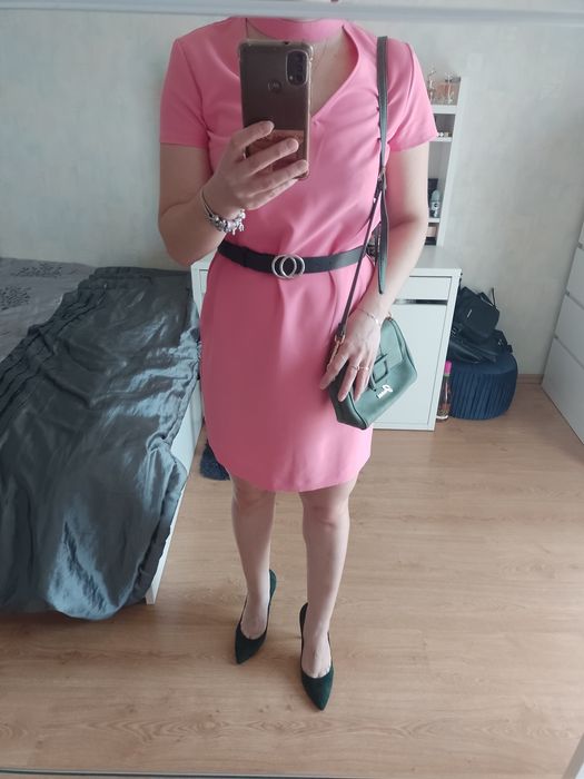 Sukienka Barbie cukierkowy róż hoker