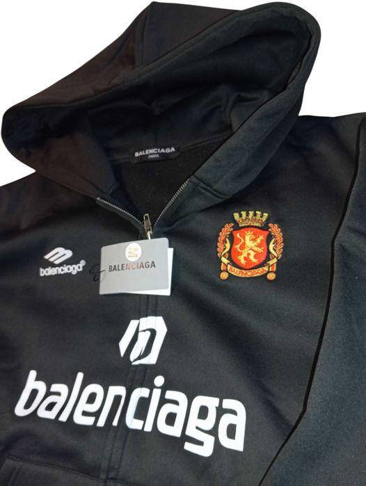 зип худи Balenciaga Soccer Paris 10 zip up