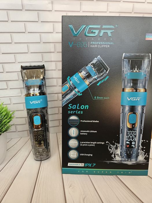 Машинка тример vgr 695 стрижка професійна триммер набір трімер