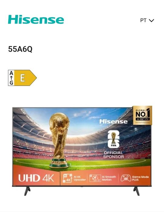 Tv Hisense UHD 4K 55"