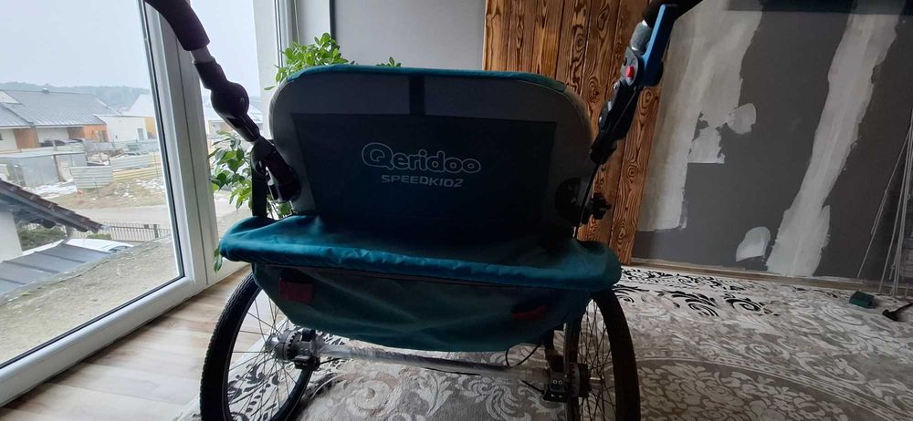 Przyczepka rowerowa Qeridoo speedkid2 2 osobowa