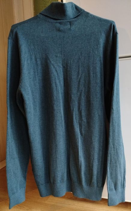 Sweter damski golfik półgolf bawełniany h&m