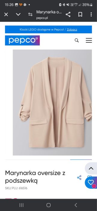 Komplet damski pepco