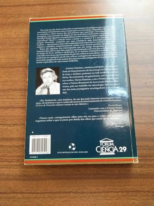 O Erro de Descartes
Emoção, razão e cérebro humano