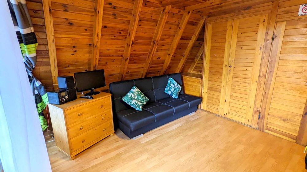 Domki 8-osobowe Skorzęcin | 350 m od plaży | Zadaszony taras i grill | Domek nad jeziorem, noclegi w Skorzęcinie