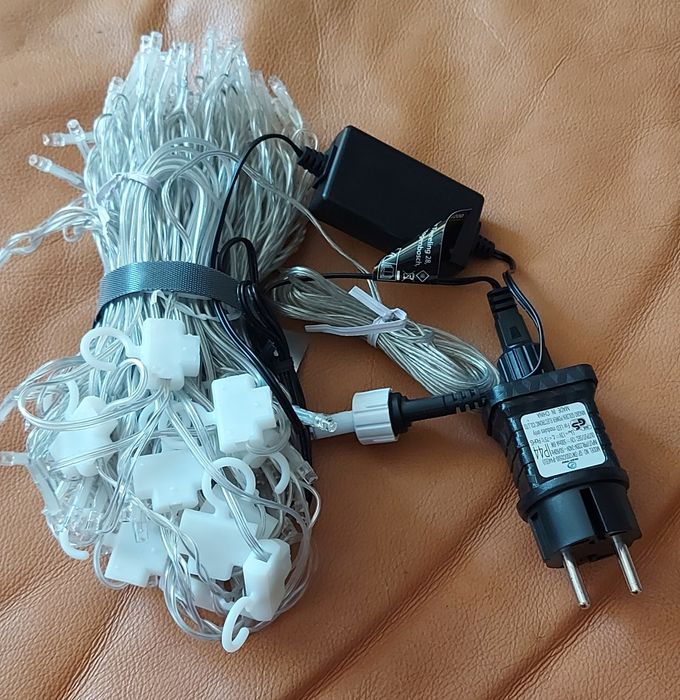 Girlanda łańcuch na okno