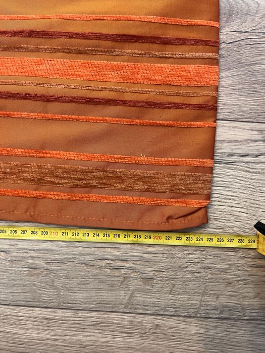 Cortinado Laranja Texturado