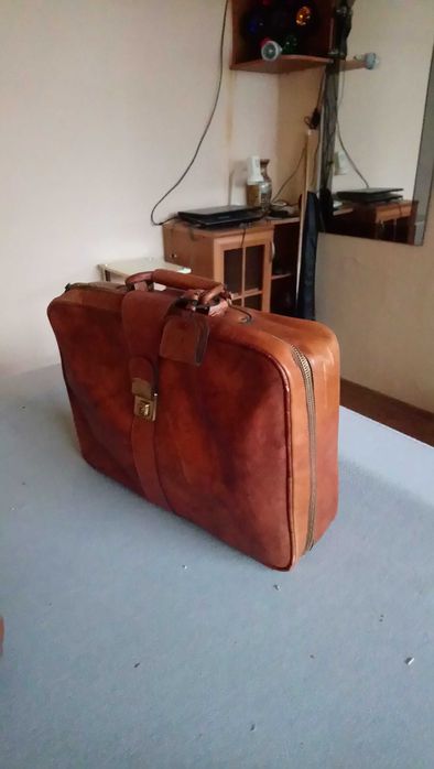 Walizka podróżna kolor brązowy